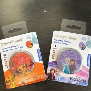 Disney StoryShield Audio Discs - The Lion King and Frozen - Red and Purple